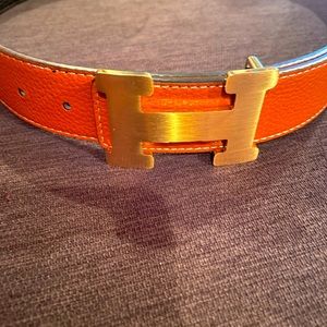 Hermes imitation belt. New. Size M.